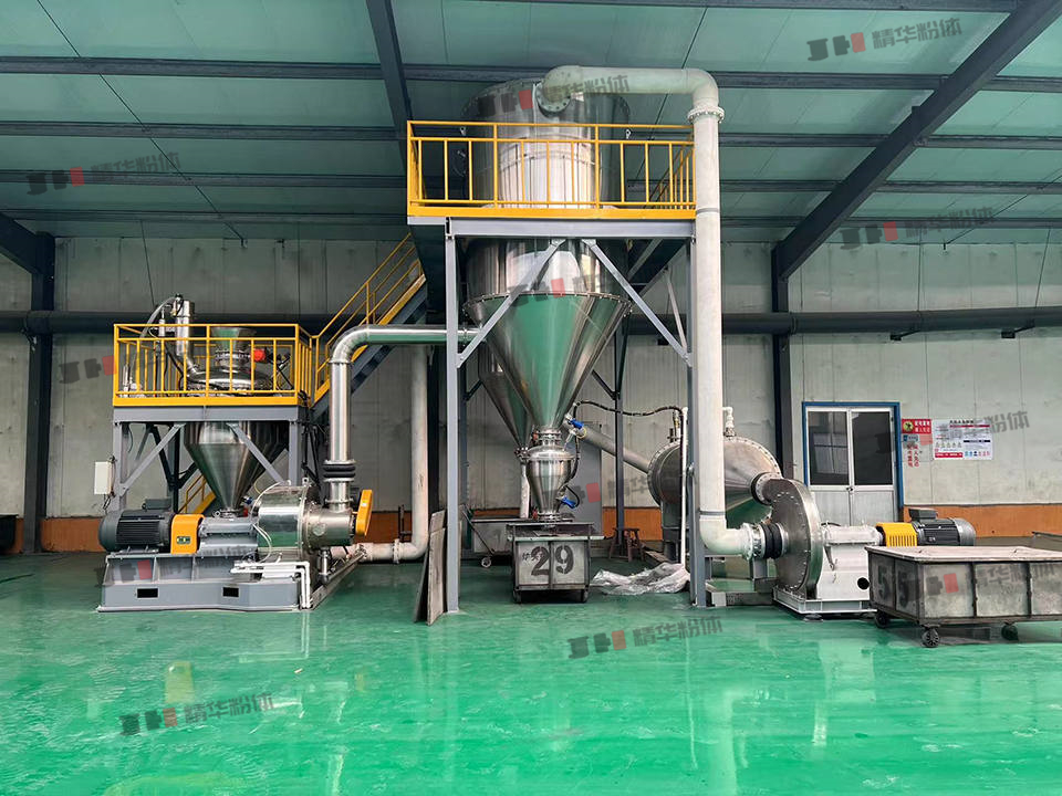 鈉電正極閉路循環(huán)陶瓷機械磨--山東某公司